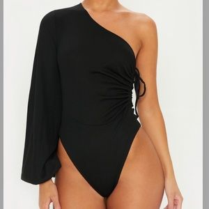 PLT one shoulder bodysuit, worn once